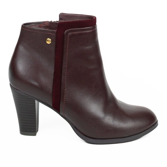 Giani Bernini Bellee Oxblood Water-Resistant Booties 7.5 - Picture 7 of 14